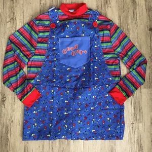 Halloween Costume Special🎃 Adult “Good Guys” Chucky Costume With Mask